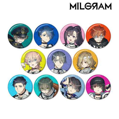 『MILGRAM -ミルグラム-』トレーディンググリッター缶バッジ vol.2(単位/BOX)